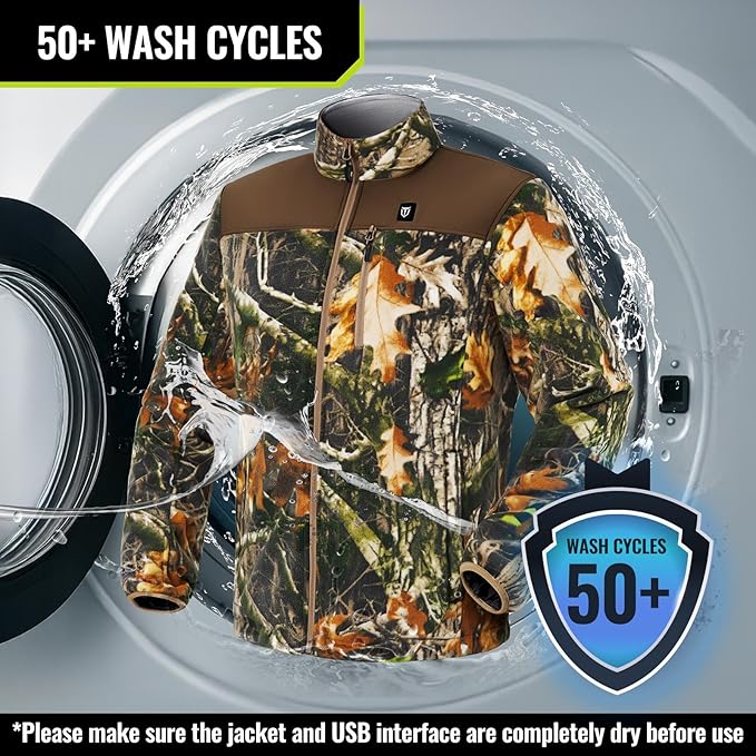 MOVEK Men's Tidewe Heated Fleece Jacket