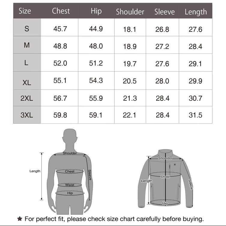 MOVEK Men's Tidewe Heated Fleece Jacket